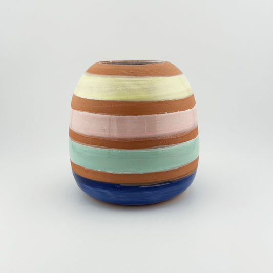 Parade Stripe Egg Vase