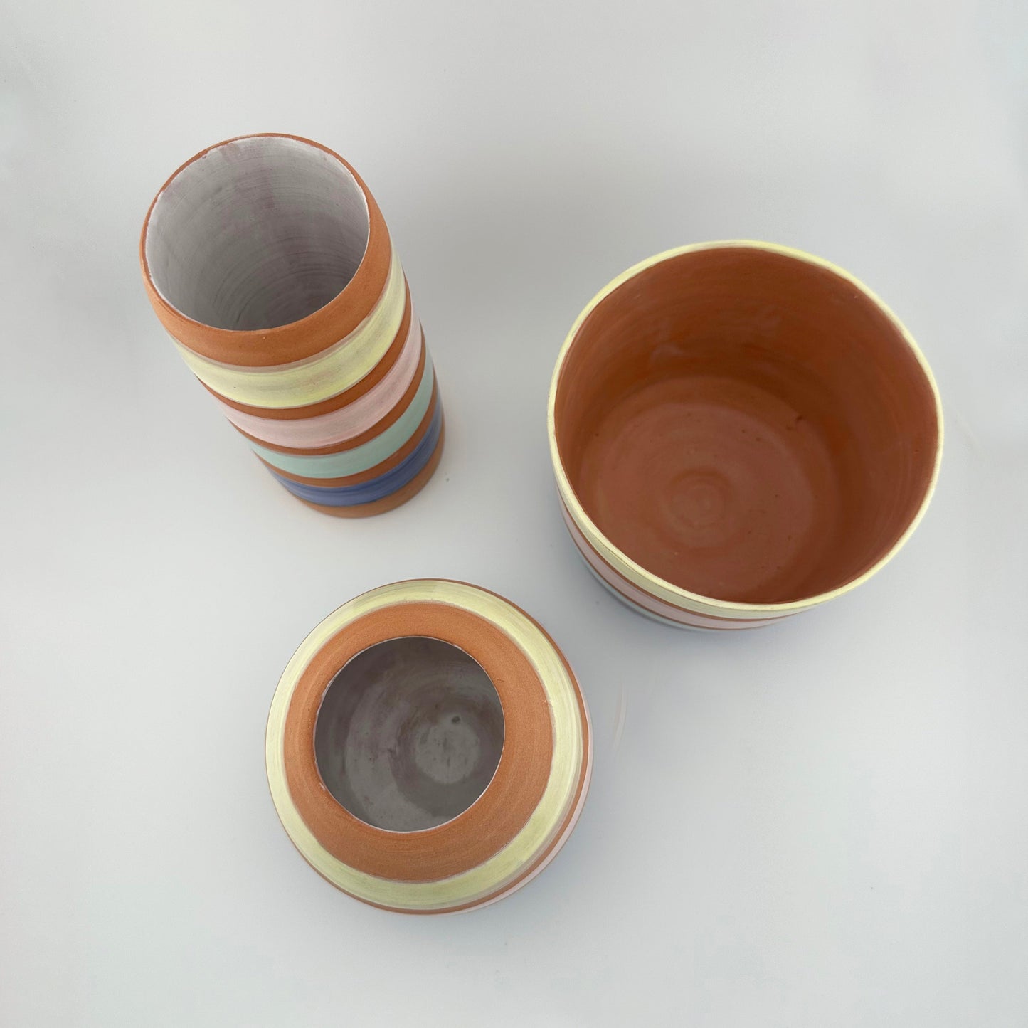 Parade Stripe Egg Vase