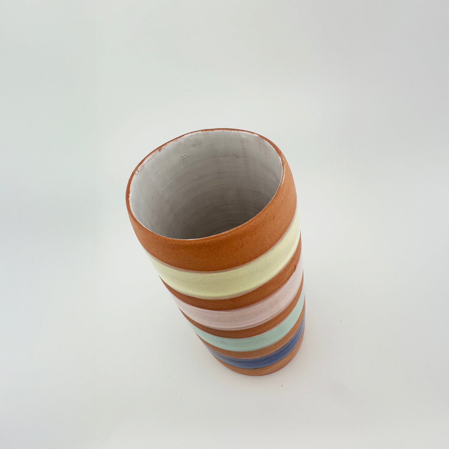 Parade Stripe cylinder vase
