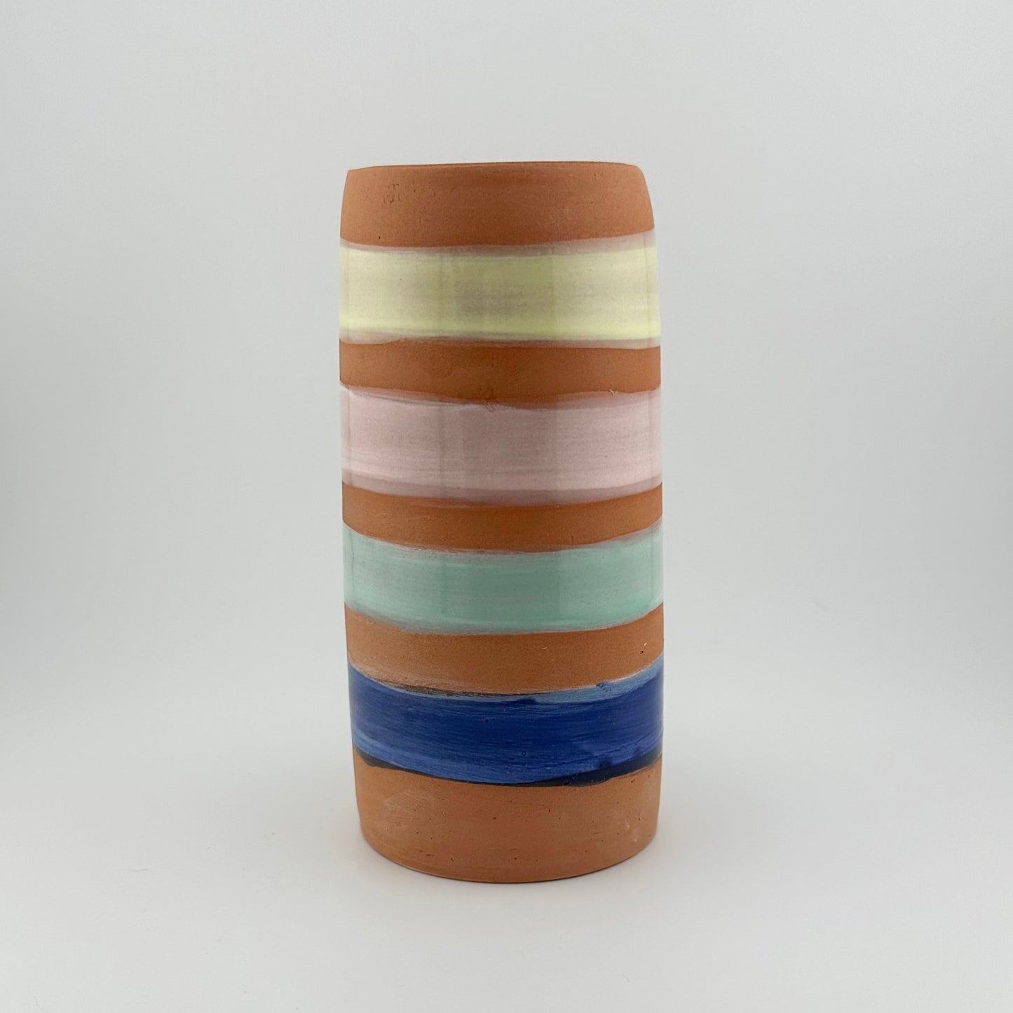 Parade Stripe cylinder vase