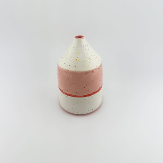 Candy Stripe Bud Vase