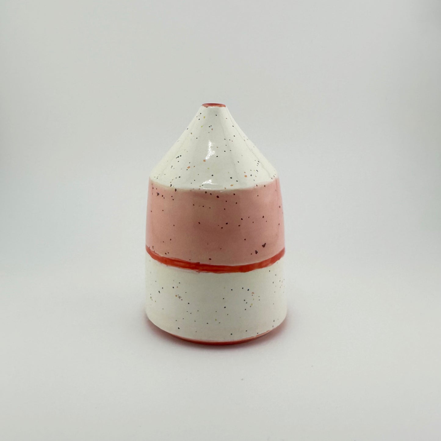 Candy Stripe Bud Vase