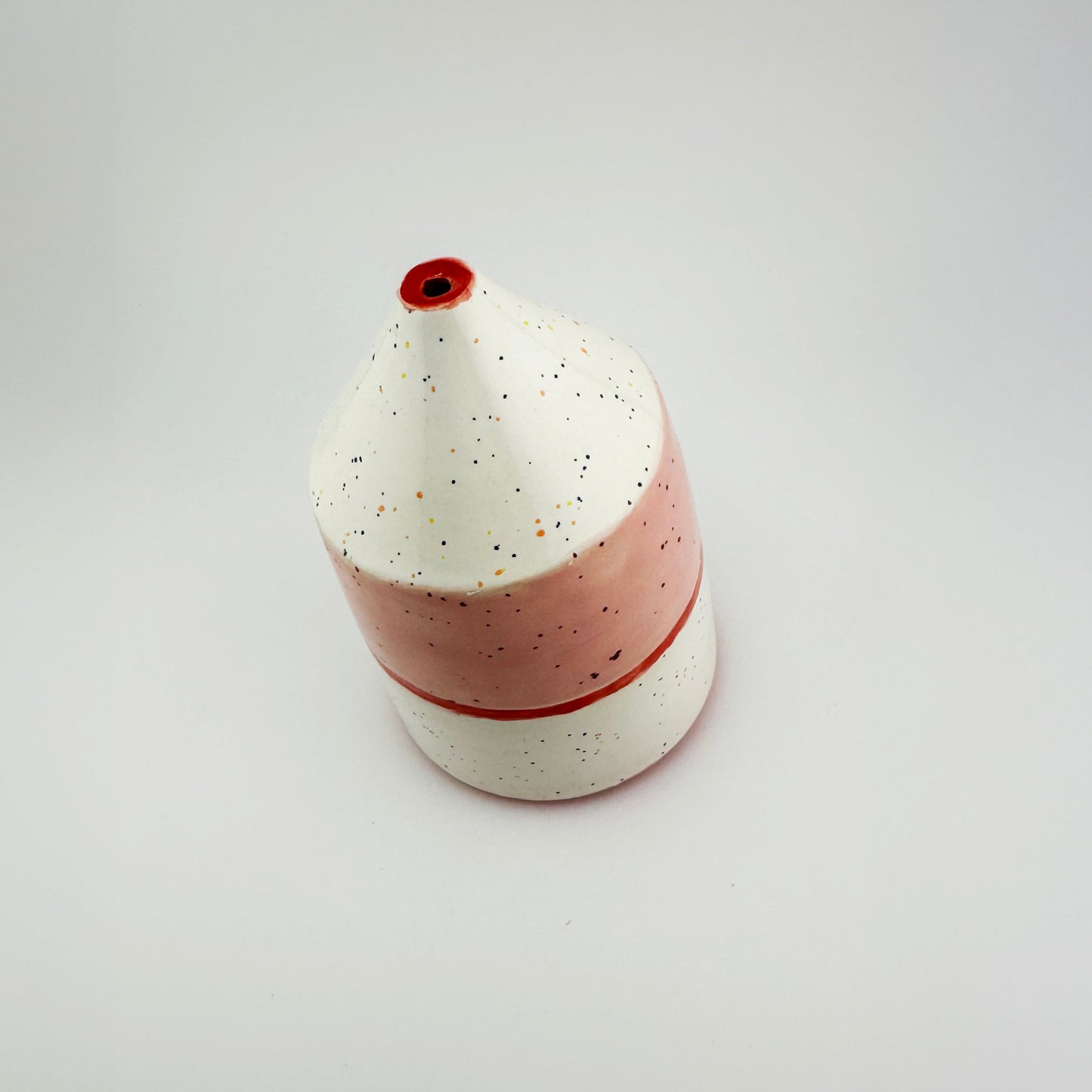 Candy Stripe Bud Vase
