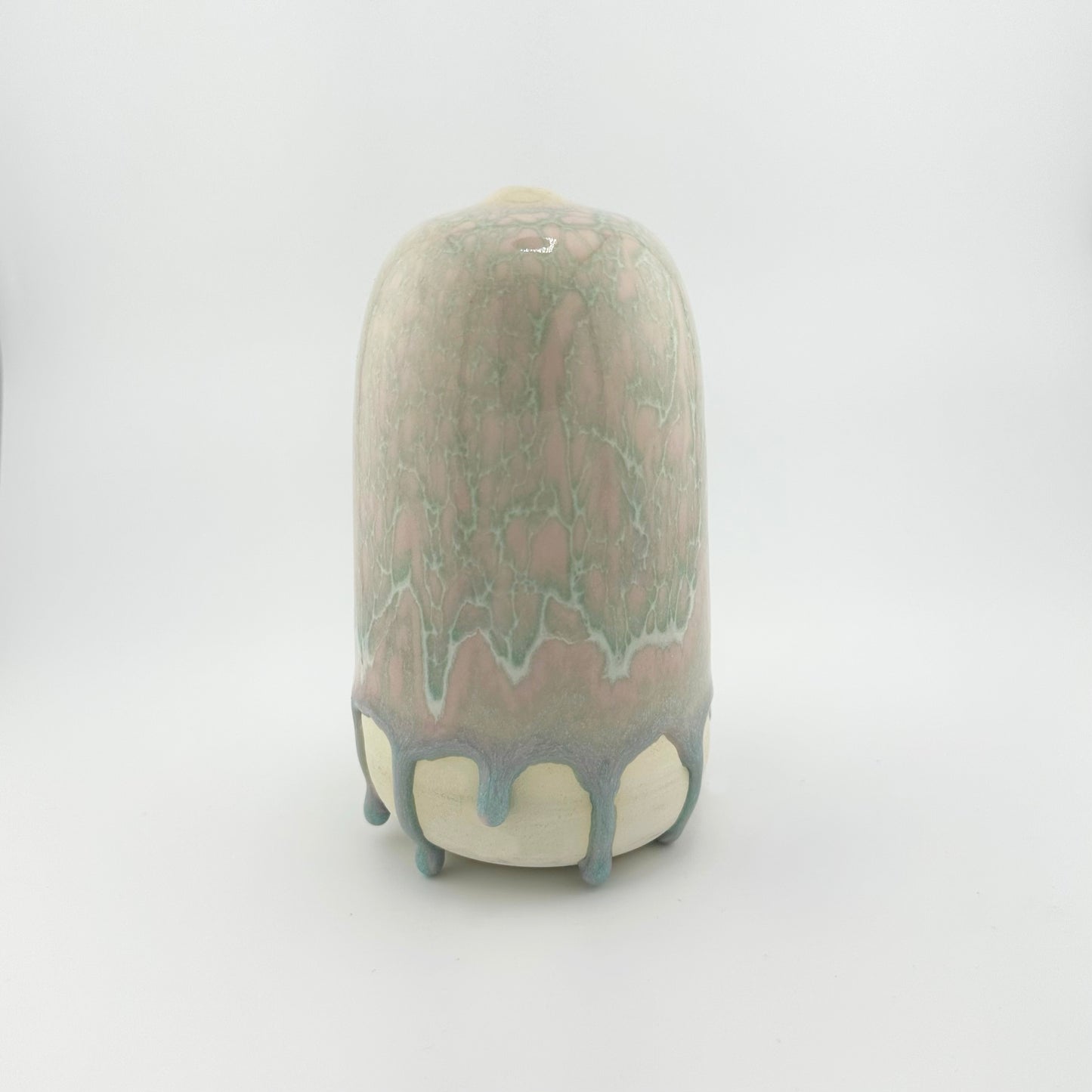 Seafoam Drippy Vase