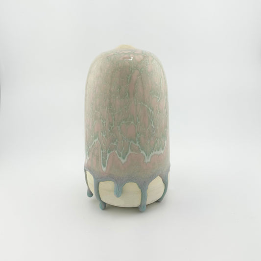 Seafoam Drippy Vase