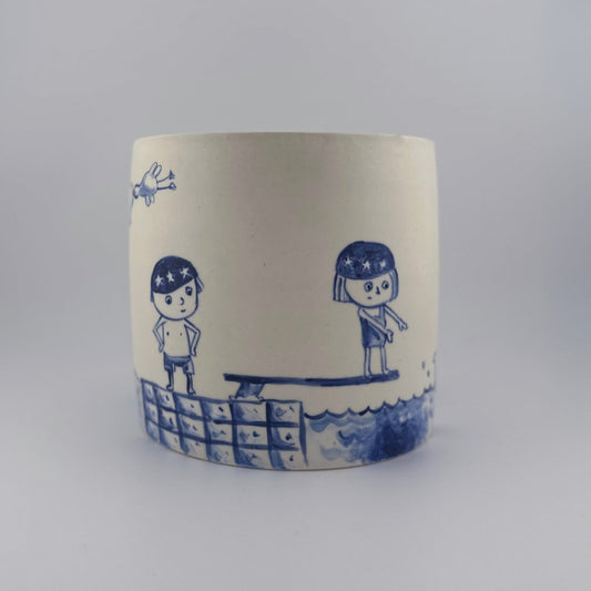 Swim School Large Planter