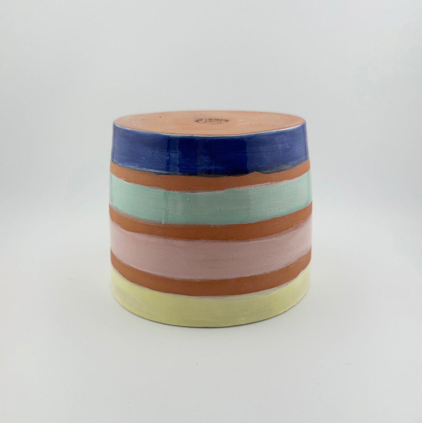 Parade Stripe Terracotta Planter