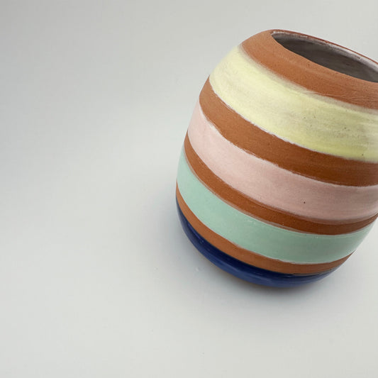 Parade Stripe Egg Vase